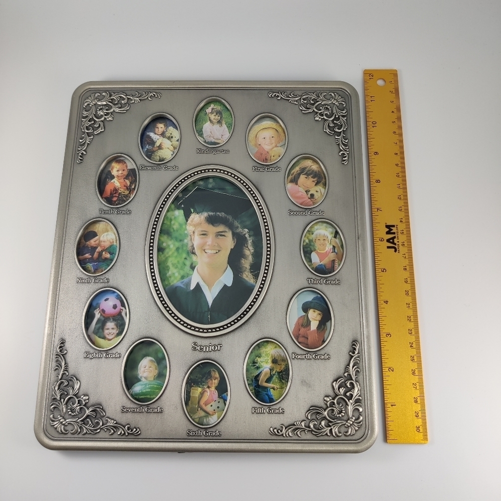 Pewter School Photo Frame - Picture 5 of 7
